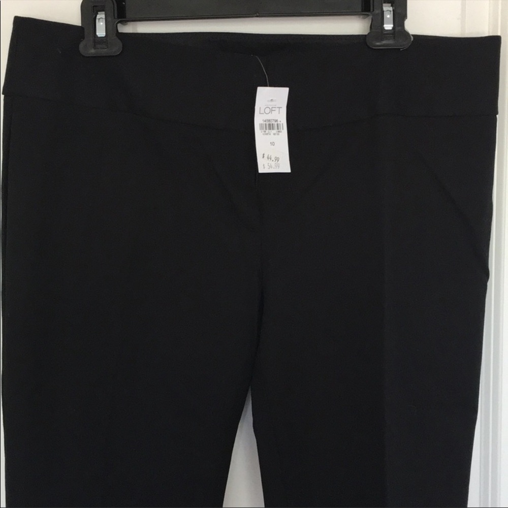 Loft black pants, new size 10